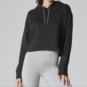 Tavi Noir Semi Cropped Hoodie